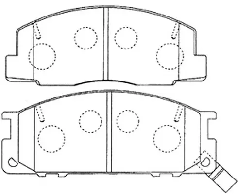 FP0355 FIT Комплект тормозных колодок, дисковый тормоз (фото 1)
