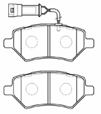 FP0399E FIT Комплект тормозных колодок, дисковый тормоз (фото 1)