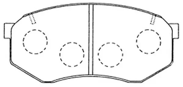 FP0433 FIT Комплект тормозных колодок, дисковый тормоз (фото 1)