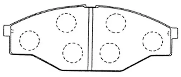 FP0438 FIT Комплект тормозных колодок, дисковый тормоз (фото 1)