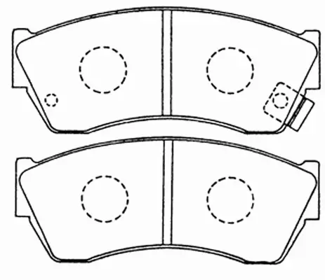 FP0451 FIT Комплект тормозных колодок, дисковый тормоз (фото 1)