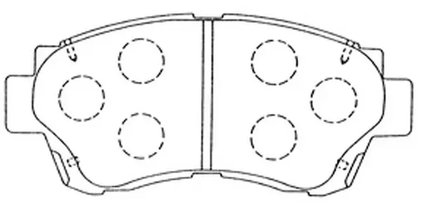 FP0476 FIT Комплект тормозных колодок, дисковый тормоз (фото 1)