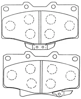 FP0611 FIT Комплект тормозных колодок, дисковый тормоз (фото 1)