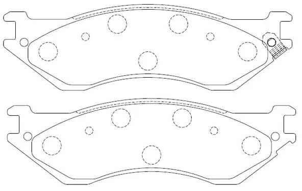 FP0702 FIT Комплект тормозных колодок, дисковый тормоз (фото 1)