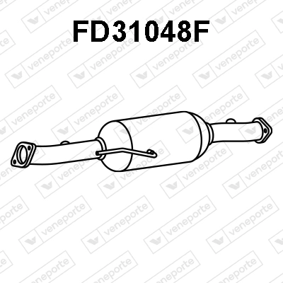 FD31048F VENEPORTE Сажевый / частичный фильтр, система выхлопа ОГ (фото 1)