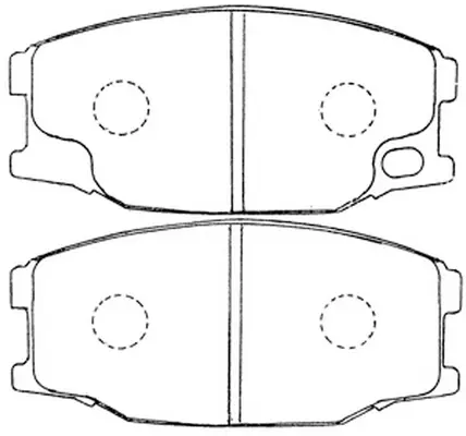 FP0734 FIT Комплект тормозных колодок, дисковый тормоз (фото 1)