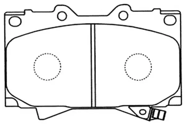 FP0772 FIT Комплект тормозных колодок, дисковый тормоз (фото 1)