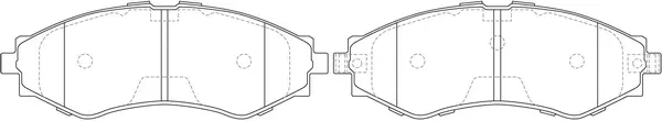 FP0797 FIT Комплект тормозных колодок, дисковый тормоз (фото 1)