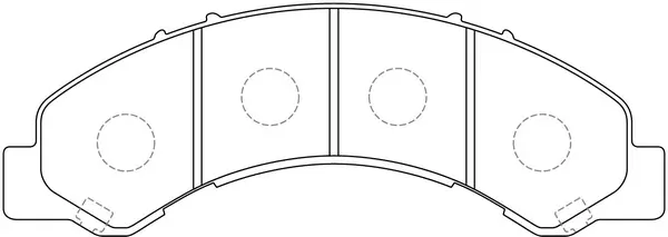 FP0825 FIT Комплект тормозных колодок, дисковый тормоз (фото 1)