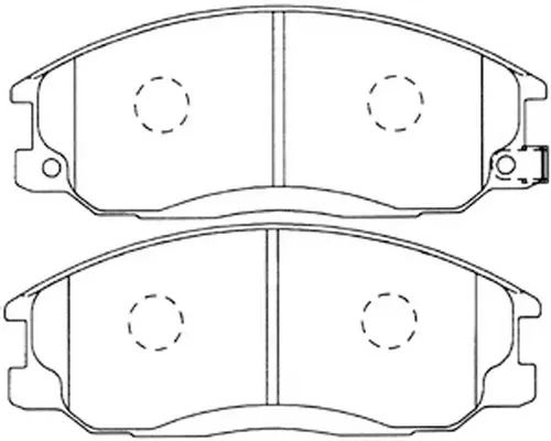 FP0864 FIT Комплект тормозных колодок, дисковый тормоз (фото 1)