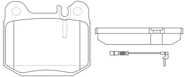 FP0874E FIT Комплект тормозных колодок, дисковый тормоз (фото 1)