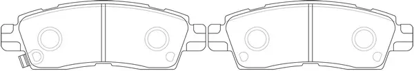 FP0883 FIT Комплект тормозных колодок, дисковый тормоз (фото 1)