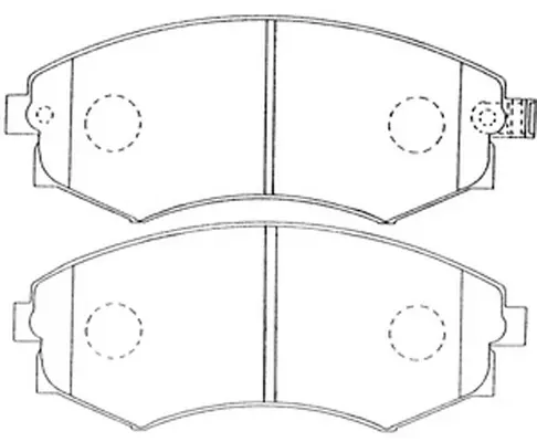FP0887 FIT Комплект тормозных колодок, дисковый тормоз (фото 1)