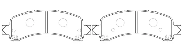 FP0974 FIT Комплект тормозных колодок, дисковый тормоз (фото 1)