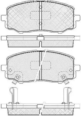 FP1010 FIT Комплект тормозных колодок, дисковый тормоз (фото 1)