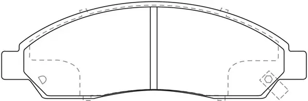 FP1039 FIT Комплект тормозных колодок, дисковый тормоз (фото 1)