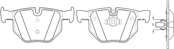 FP1042 FIT Комплект тормозных колодок, дисковый тормоз (фото 1)