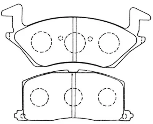FP1049 FIT Комплект тормозных колодок, дисковый тормоз (фото 1)