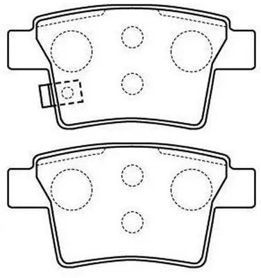 FP1071 FIT Комплект тормозных колодок, дисковый тормоз (фото 1)