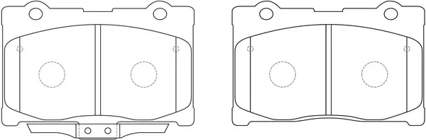 FP1091 FIT Комплект тормозных колодок, дисковый тормоз (фото 1)