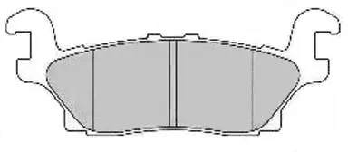 FP1120 FIT Комплект тормозных колодок, дисковый тормоз (фото 1)