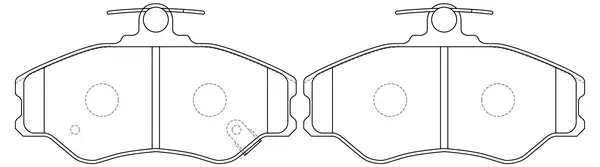 FP1137 FIT Комплект тормозных колодок, дисковый тормоз (фото 1)