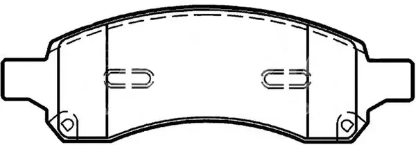 FP1169 FIT Комплект тормозных колодок, дисковый тормоз (фото 1)