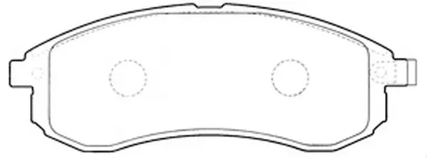 FP1214 FIT Комплект тормозных колодок, дисковый тормоз (фото 1)