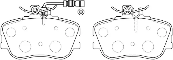 FP1214E FIT Комплект тормозных колодок, дисковый тормоз (фото 1)