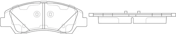 FP1235 FIT Комплект тормозных колодок, дисковый тормоз (фото 1)