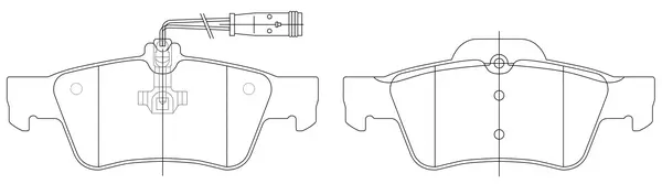 FP1238E FIT Комплект тормозных колодок, дисковый тормоз (фото 1)