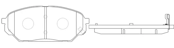 FP1301 FIT Комплект тормозных колодок, дисковый тормоз (фото 1)