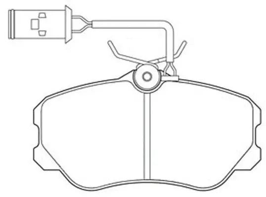 FP1303E FIT Комплект тормозных колодок, дисковый тормоз (фото 1)