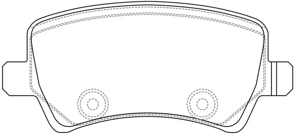 FP1307 FIT Комплект тормозных колодок, дисковый тормоз (фото 1)