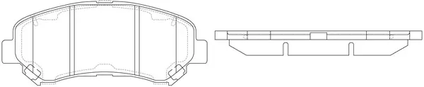 FP1338 FIT Комплект тормозных колодок, дисковый тормоз (фото 1)