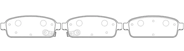 FP1468 FIT Комплект тормозных колодок, дисковый тормоз (фото 2)