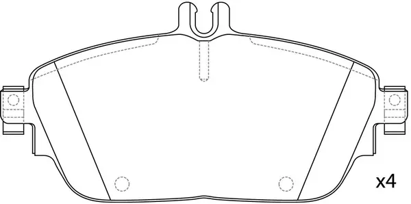 FP1694 FIT Комплект тормозных колодок, дисковый тормоз (фото 1)