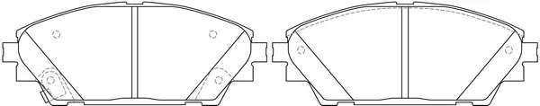 FP1728 FIT Комплект тормозных колодок, дисковый тормоз (фото 1)