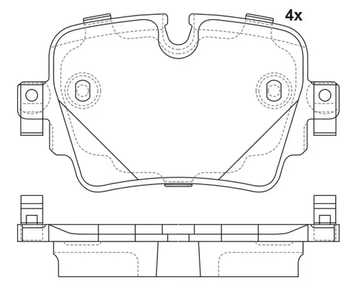 FP1752 FIT Комплект тормозных колодок, дисковый тормоз (фото 1)