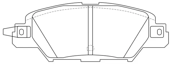 FP1846 FIT Комплект тормозных колодок, дисковый тормоз (фото 1)