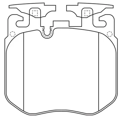 FP1868 FIT Комплект тормозных колодок, дисковый тормоз (фото 1)