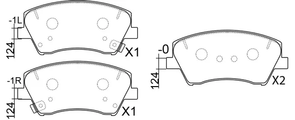 FP1912 FIT Комплект тормозных колодок, дисковый тормоз (фото 1)