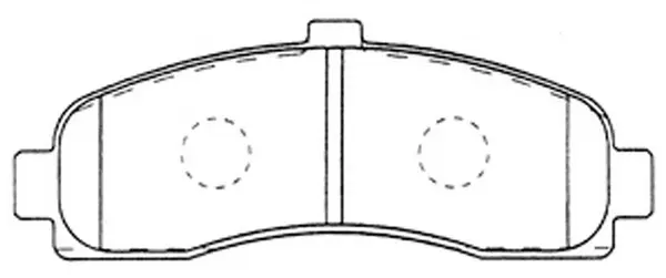 FP2106 FIT Комплект тормозных колодок, дисковый тормоз (фото 1)