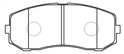 FP2119 FIT Комплект тормозных колодок, дисковый тормоз (фото 1)