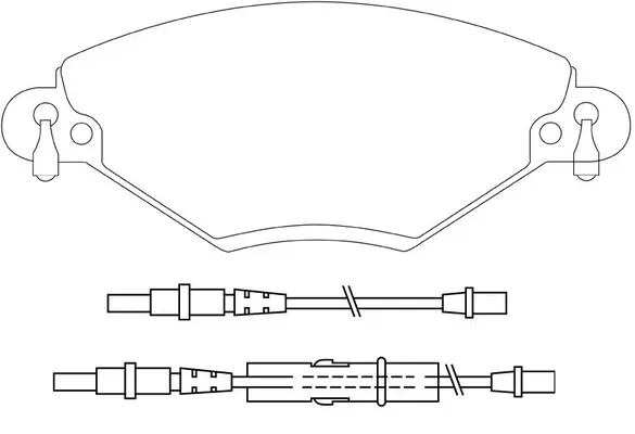 FP2318E FIT Комплект тормозных колодок, дисковый тормоз (фото 1)