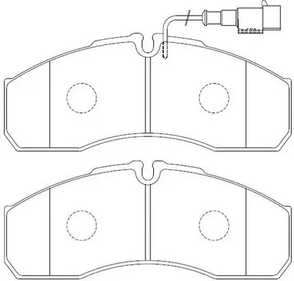 FP3345E FIT Комплект тормозных колодок, дисковый тормоз (фото 1)