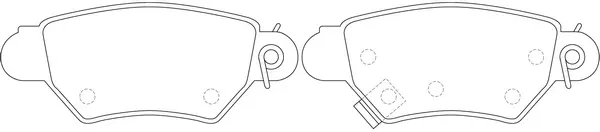 FP4285 FIT Комплект тормозных колодок, дисковый тормоз (фото 1)