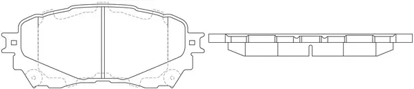 FP5150 FIT Комплект тормозных колодок, дисковый тормоз (фото 1)