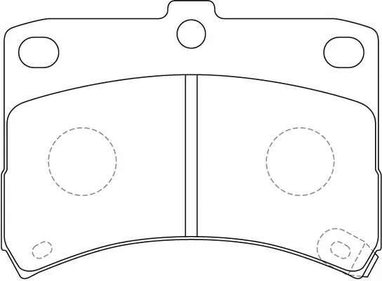 FP6170 FIT Комплект тормозных колодок, дисковый тормоз (фото 1)