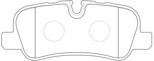 FP7406 FIT Комплект тормозных колодок, дисковый тормоз (фото 2)